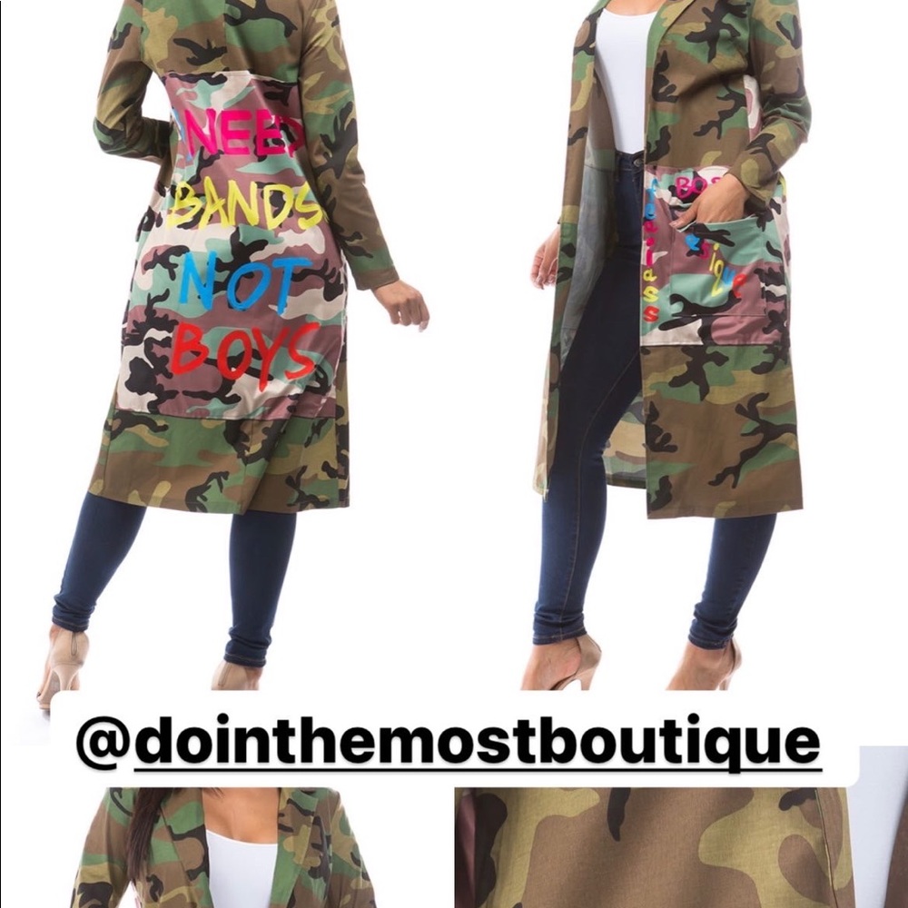 B.O.B ARMY FATIGUE BLAZER
